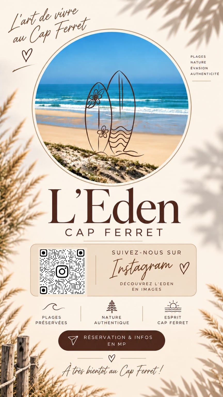 L'Eden Cap Ferret sur Instagram